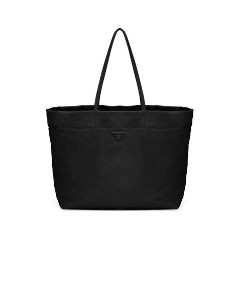 prada tessuto saffiano nylon tote shoulder bag|black saffiano shoulder bag.